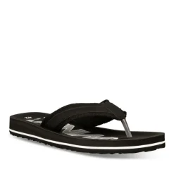 Tongs Plage NOIR Homme Motif Uni