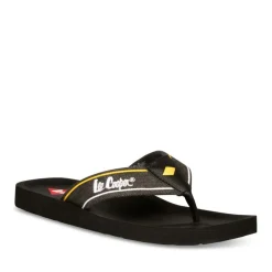 Tongs Plage NOIR Homme Motif Uni