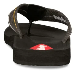 Tongs Plage NOIR Homme Motif Uni
