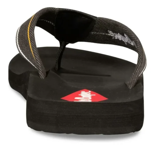 Tongs Plage NOIR Homme Motif Uni