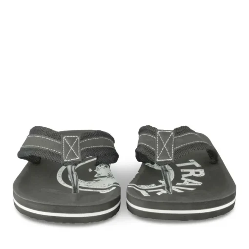 Tongs Plage NOIR Homme Motif Uni A Enfiler