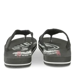 Tongs Plage NOIR Homme Motif Uni A Enfiler
