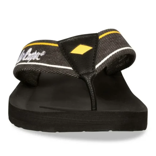Tongs Plage NOIR Homme Motif Uni