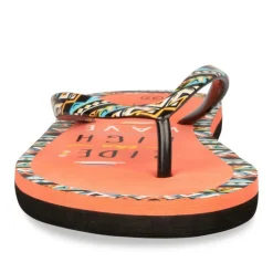 Tongs Plage ORANGE Femme