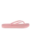 Tongs Plage ROSE Femme Motif Uni A Enfiler