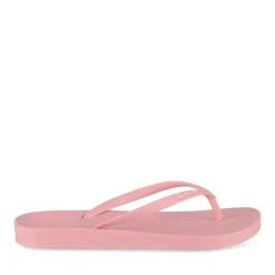 Tongs Plage ROSE Femme Motif Uni A Enfiler