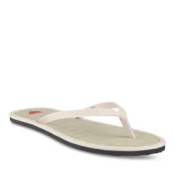 Tongs Plage ROSE Femme Motif Uni A Enfiler