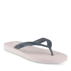 Tongs Plage ROSE Femme Motif Uni A Enfiler
