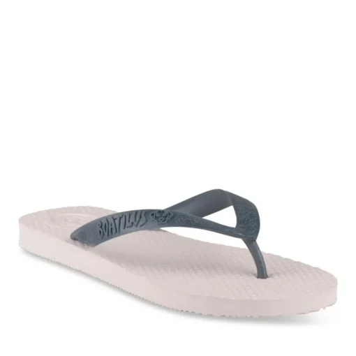 Tongs Plage ROSE Femme Motif Uni A Enfiler