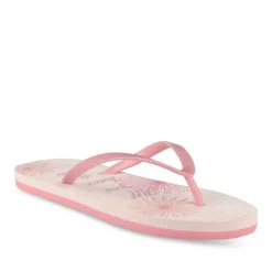 Tongs Plage ROSE Femme Motif Uni A Enfiler