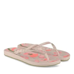 Tongs Plage ROSE Femme Motif Uni A Enfiler