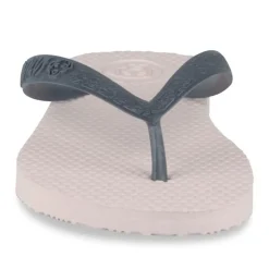 Tongs Plage ROSE Femme Motif Uni A Enfiler
