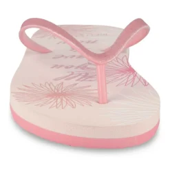 Tongs Plage ROSE Femme Motif Uni A Enfiler