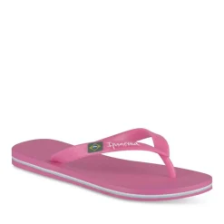 Tongs Plage ROSE Femme Motif Uni A Enfiler