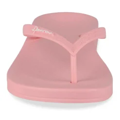 Tongs Plage ROSE Femme Motif Uni A Enfiler
