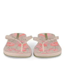 Tongs Plage ROSE Femme Motif Uni A Enfiler