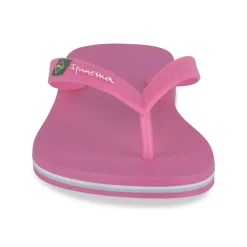Tongs Plage ROSE Femme Motif Uni A Enfiler