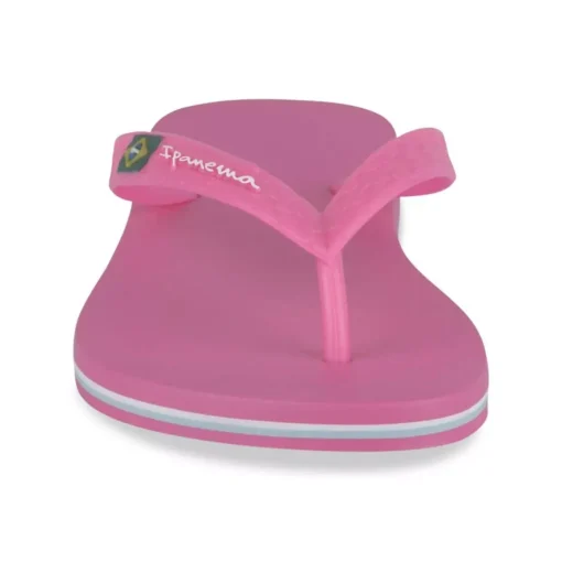 Tongs Plage ROSE Femme Motif Uni A Enfiler