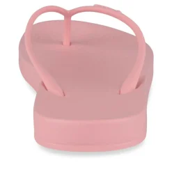 Tongs Plage ROSE Femme Motif Uni A Enfiler