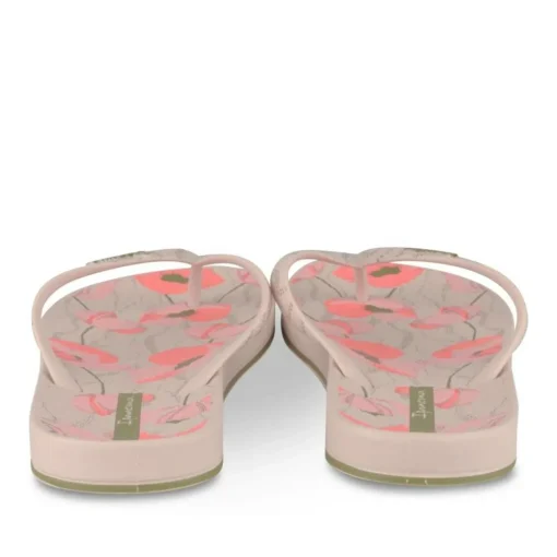 Tongs Plage ROSE Femme Motif Uni A Enfiler