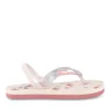 Tongs Plage ROSE Fille Motif Dinosaure Elastique