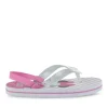 Tongs Plage ROSE Fille Motif Uni Elastique