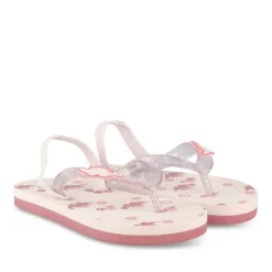 Tongs Plage ROSE Fille Motif Dinosaure Elastique