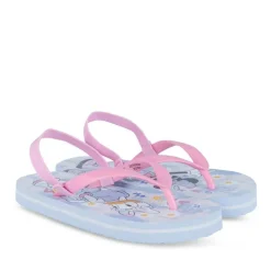 Tongs Plage ROSE Fille Motif Uni Elastique