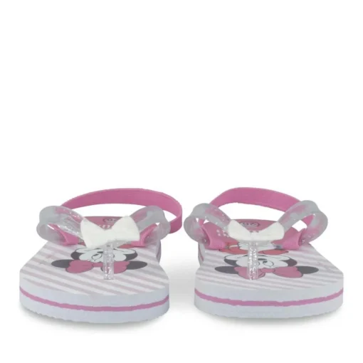 Tongs Plage ROSE Fille Motif Uni Elastique