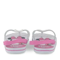Tongs Plage ROSE Fille Motif Uni Elastique