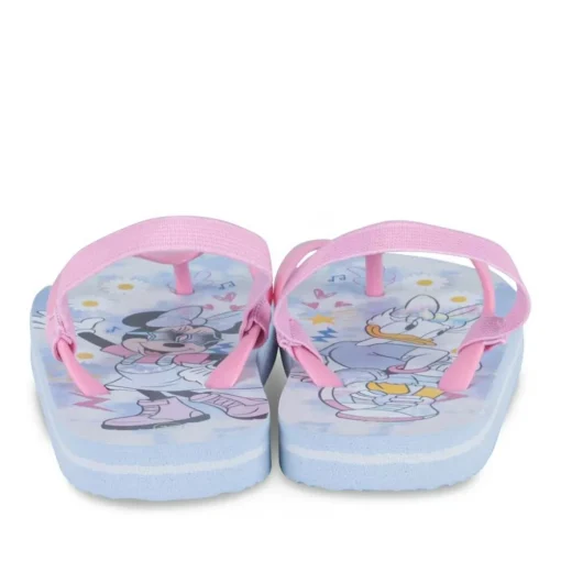 Tongs Plage ROSE Fille Motif Uni Elastique