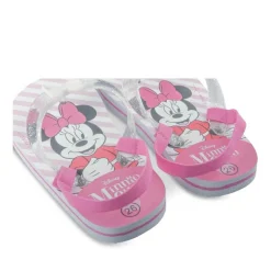 Tongs Plage ROSE Fille Motif Uni Elastique