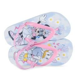 Tongs Plage ROSE Fille Motif Uni Elastique