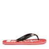 Tongs Plage ROUGE Homme Motif Uni