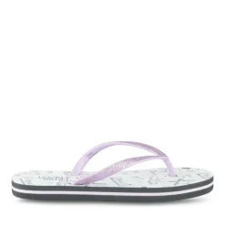 Tongs Plage VIOLET Fille Motif Paillettes A Enfiler