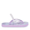 Tongs Plage VIOLET Fille Motif Uni Elastique