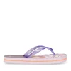 Tongs Plage VIOLET Fille Motif Uni