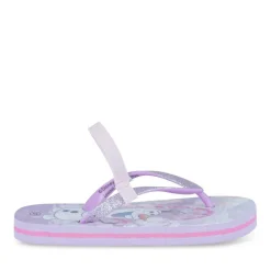 Tongs Plage VIOLET Fille Motif Uni Elastique