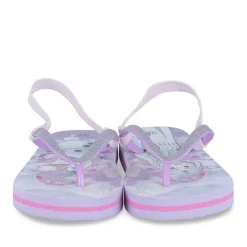 Tongs Plage VIOLET Fille Motif Uni Elastique