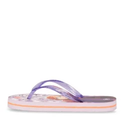 Tongs Plage VIOLET Fille Motif Uni