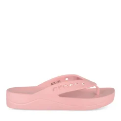 Tongs ROSE CROCS Baya Plateform Flip