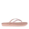 Tongs ROSE Femme Motif Uni A Enfiler