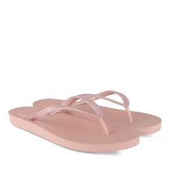 Tongs ROSE Femme Motif Uni A Enfiler