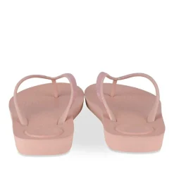 Tongs ROSE Femme Motif Uni A Enfiler