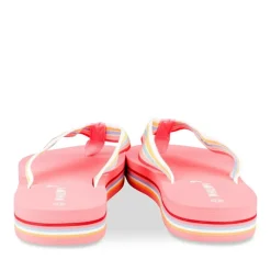 Tongs ROSE Femme Motif Uni A Enfiler