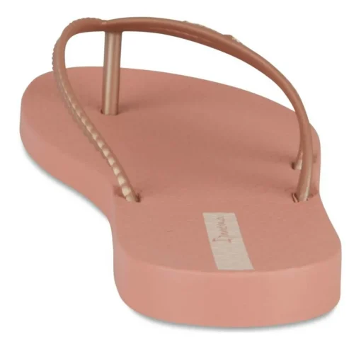 Tongs ROSE Femme Motif Uni A Enfiler