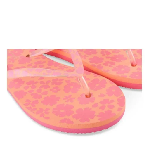 Tongs ROSE Femme Motif Uni A Enfiler