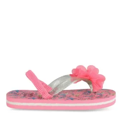 Tongs ROSE Fille Motif Animal A Enfiler