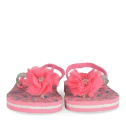 Tongs ROSE Fille Motif Animal A Enfiler