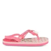 Tongs ROSE Fille Motif Uni A Enfiler